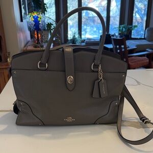 Coach Mercer Satchel in Grey